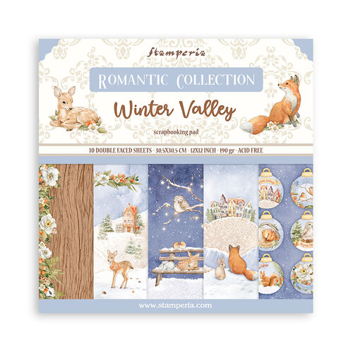 Stamperia - Winter Valley - 12x12 Paper Pad