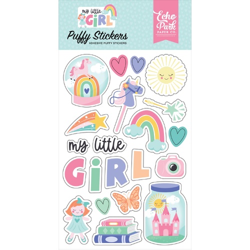 Echo Park - My Little Girl - Puffy Stickers