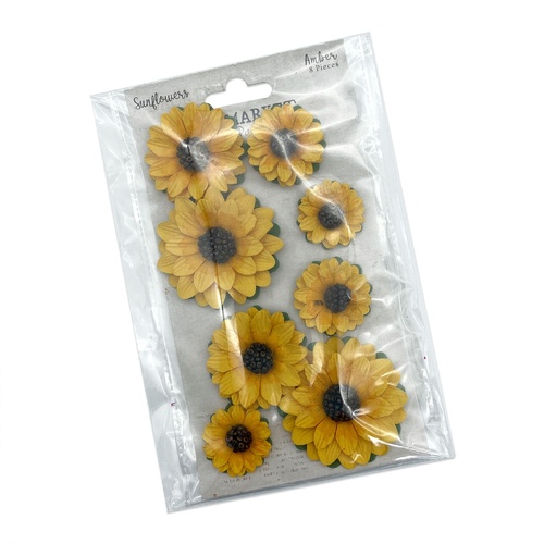 49 and Market - Sunflower Paper Flowers – Amber