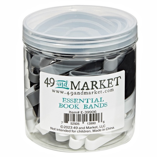 49 and Market - Essential Book Bands Neutral 24/Pkg