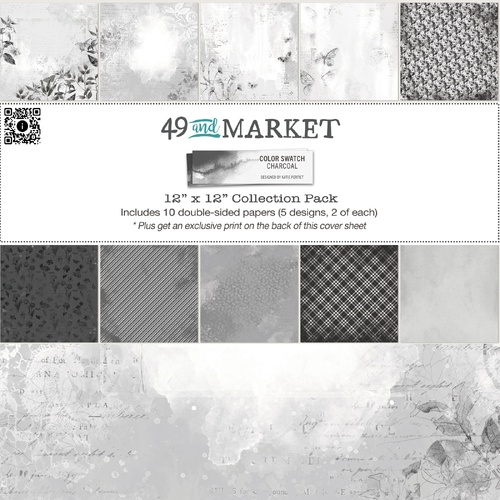 49 and Market - Color Swatch: Charcoal - 12x12 Collection Pack