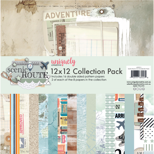 Uniquely Creative - Scenic Route - 12x12 Collection Pack