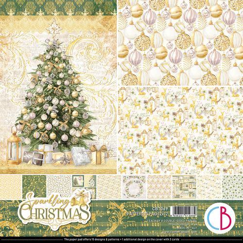 Ciao Bella - Sparkling Christmas - 12x12 Paper Pad (8pk)