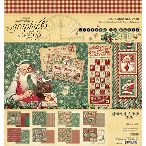Graphic 45 - Letters to Santa - 8x8 Collection Pack