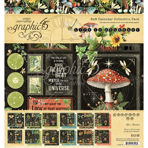 Graphic 45 - Life is Abundant - 8x8 Collection Pack