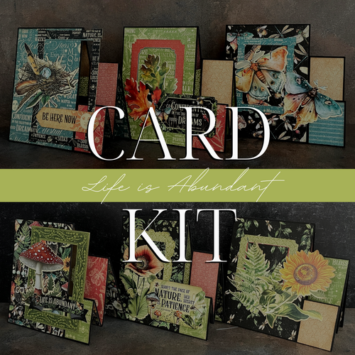 Graphic 45 - Card Kit - Life is Abundant - Stair-Step Card Set