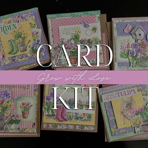 Graphic 45 - Card Kit - Grow With Love - Sweet & Simple Card Set
