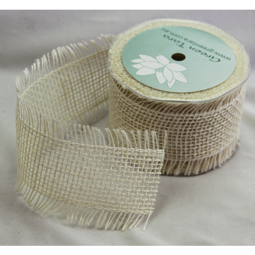 63mm Burlap - Ivory