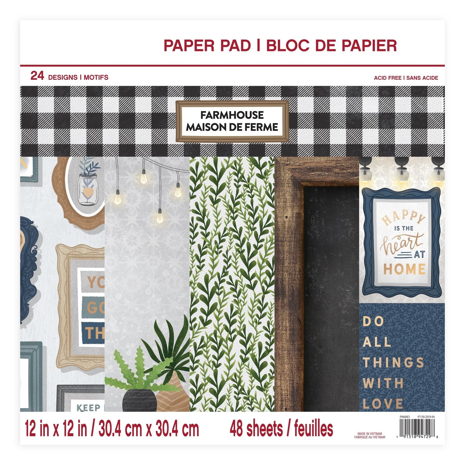 Craft Smart Farmhouse 12x12 Paper Pad Misc. Brands