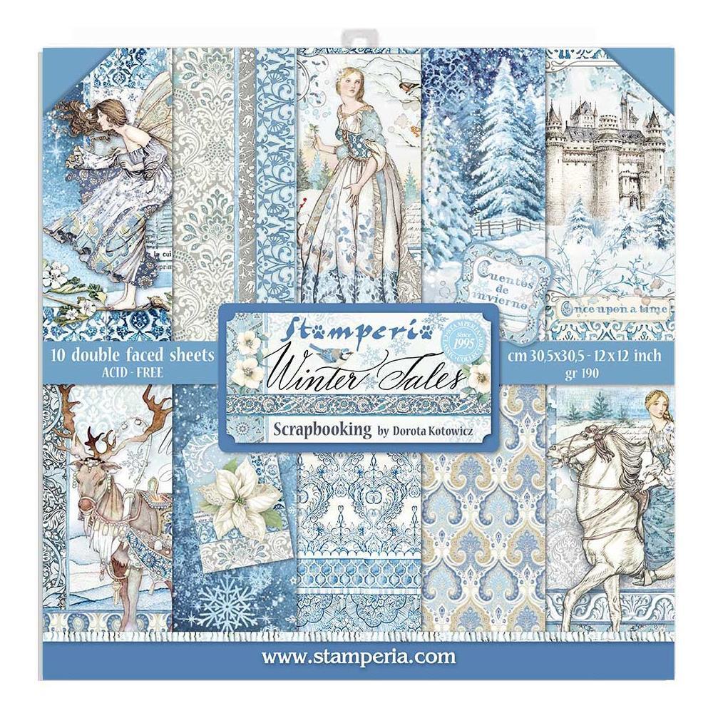 Download Stamperia Winter Tales 12x12 Paper Pad
