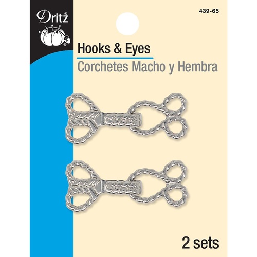 Dritz - Rope Hook & Eye - Nickel