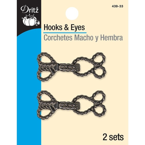 Dritz - Rope Hook & Eye - Gunmetal