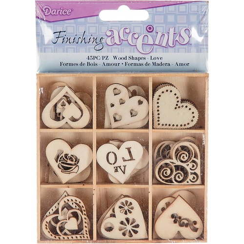 Wooden Shapes - Love
