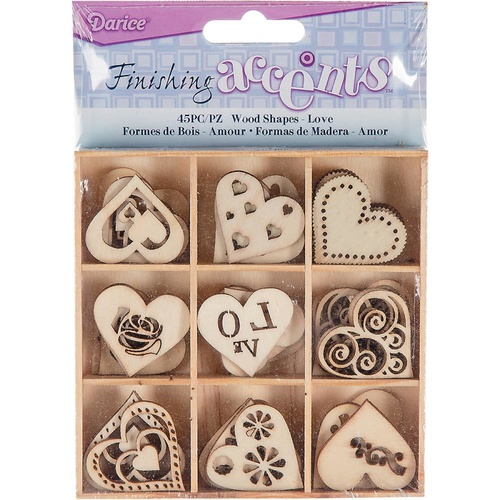 **Darice - Wooden Shapes - Love