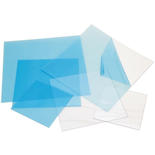 Grafix - Heavy Weight Craft Clear Plastic Sheets (Acetate) 12"X12" 
