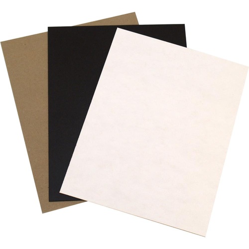 Grafix - Medium Weight Chipboard Assorted 8.5"x11" (15 pack)