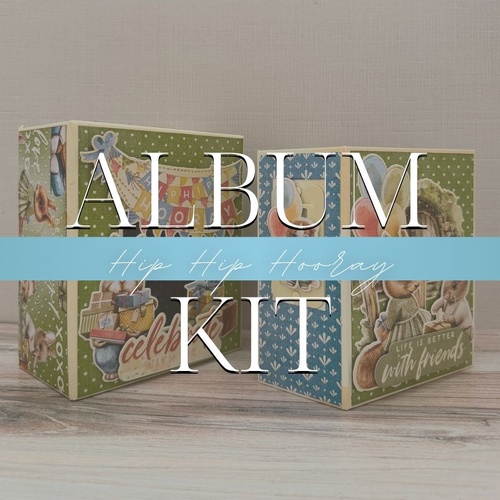 Graphic 45 - Album Kit - Hip Hip Hooray