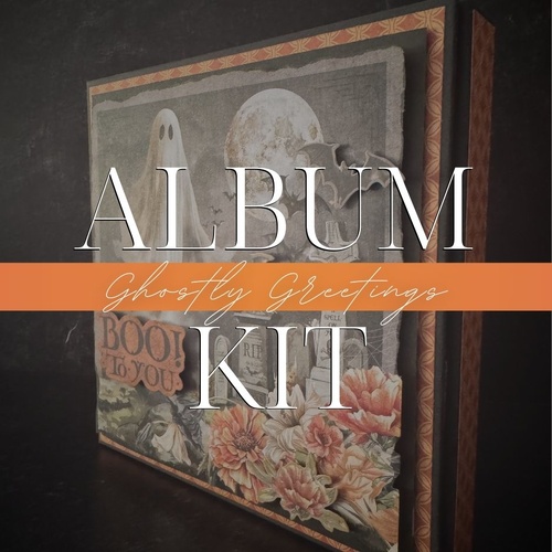 Graphic 45 - Album Kit - Ghostly Greetings