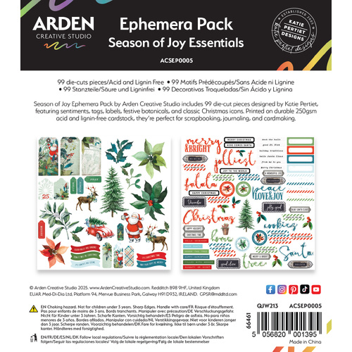 Arden Creative Studio - Season of Joy Essential - Ephemera