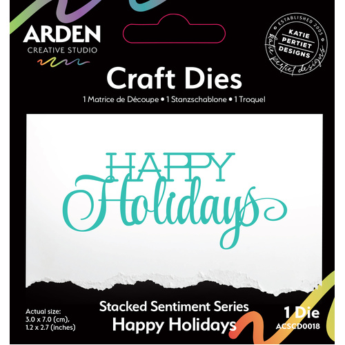 Arden Creative Studio - Season of Joy - Happy Holidays Craft Dies