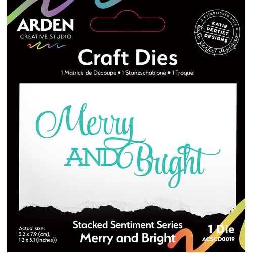 Arden Creative Studio - Season of Joy - Merry and Bright Craft Dies