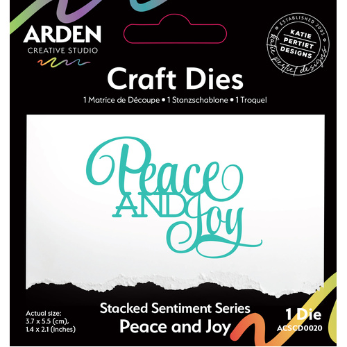 Arden Creative Studio - Season of Joy - Peace & Joy Craft Dies