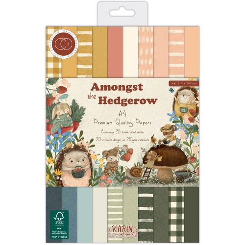 Craft Consortium - Amongst The Hedgerow - Double-Sided Paper Pad A4 20/Pkg