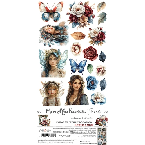 Craft O'Clock - Mindfulness Time Extras Set - Flowers & More