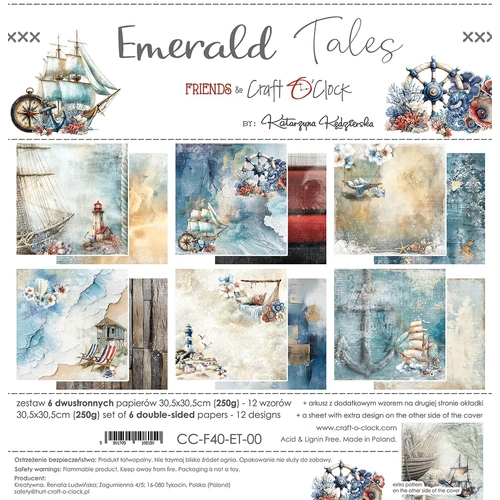 Craft O'Clock - Emerald Tales - 12x12 Collection Pack
