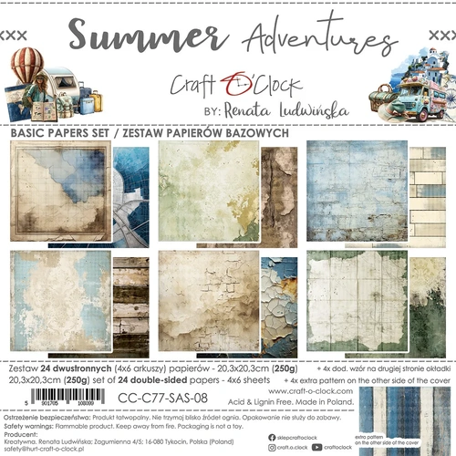 Craft O'Clock - Emerald Tales - 8x8 BASIC Collection Pack