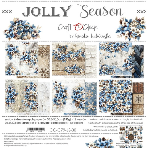 Craft O'Clock - Jolly Season - 12x12 Collection Pack