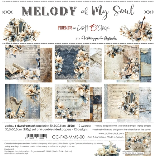 Craft O'Clock - Melody of My Soul - 12x12 Collection Pack