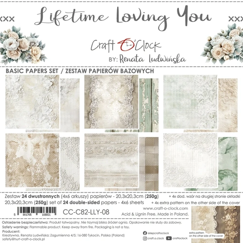 Craft O'Clock - Lifetime Loving You - 8x8 BASIC Collection Pack