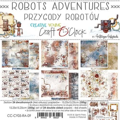 Craft O'Clock - Robots Adventures - 6x6 Collection Pack