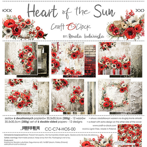 Craft O'Clock - Heart of the Sun - 12x12 Collection Pack