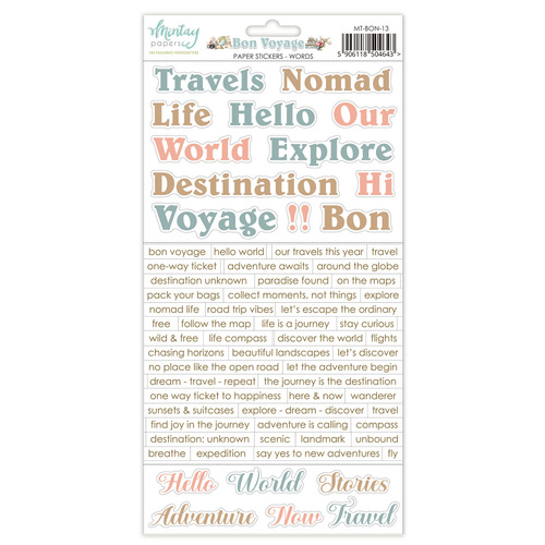 Mintay - Bon Voyage - Stickers - Words