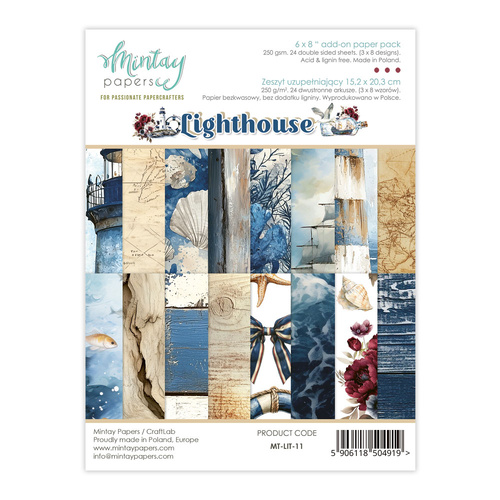Mintay - Lighthouse - 6x8 Add On Paper Pack