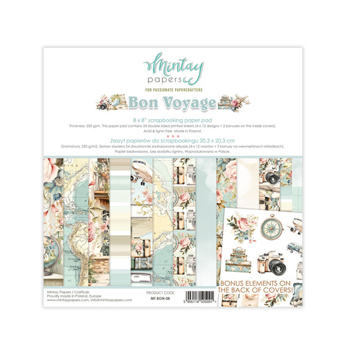 Mintay - Bon Voyage - 8x8 Paper Pad