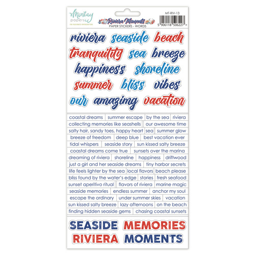 Mintay - Riviera Moments - Stickers - Words