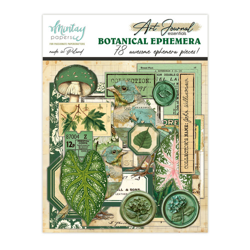 Mintay - Art Journal Essentials - Botanical Ephemera