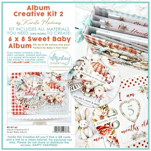 Mintay - Album Creative Kit #12– 6x8 Sweet Baby Album