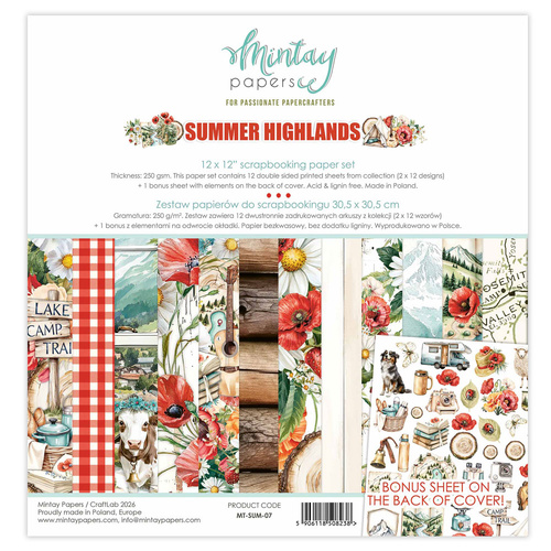 Mintay - Summer Highlands - 12x12 Paper Set