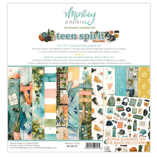 Mintay - Teen Spirit - 12x12 Paper Set
