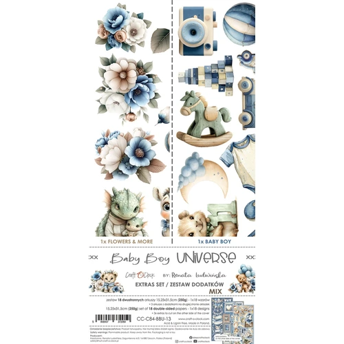 Craft O'Clock - Baby Boy Universe - Extras Set Mixed
