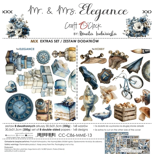 Craft O'Clock - Silver Screen - Extras Set 3 Mixed