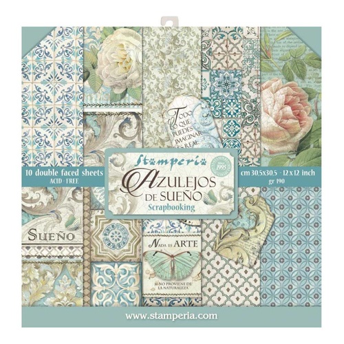 Azulejos - 12x12 Paper Pad