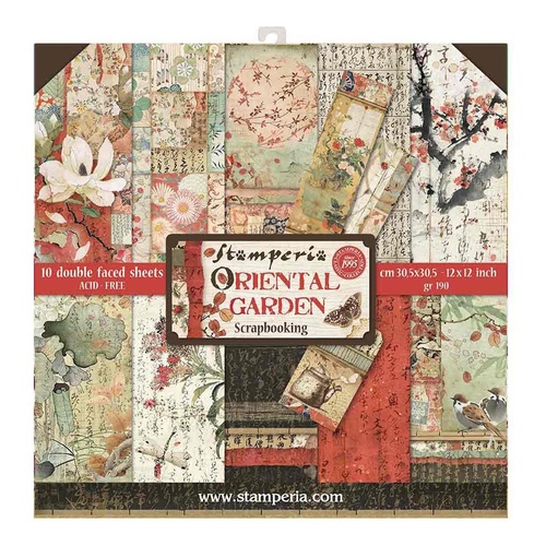 **Stamperia - Oriental Garden - 12x12 Paper Pad
