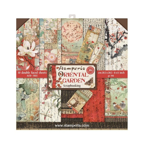 Stamperia - Oriental Garden - 8x8 Paper Pad