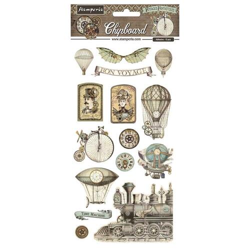 Stamperia - Voyages Fantastiques - Chipboard