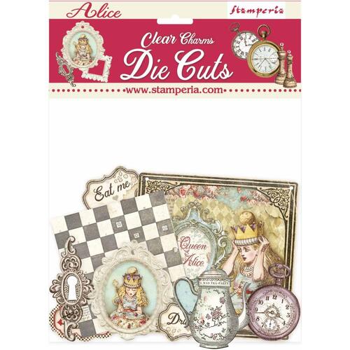 Stamperia - Alice Charms - Clear Die Cuts